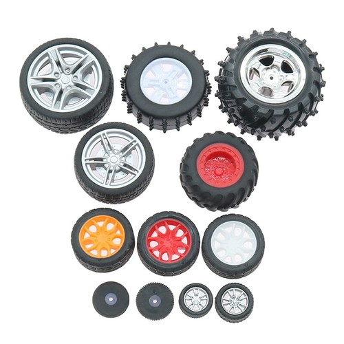 Rubber tire wheel model - rubber,